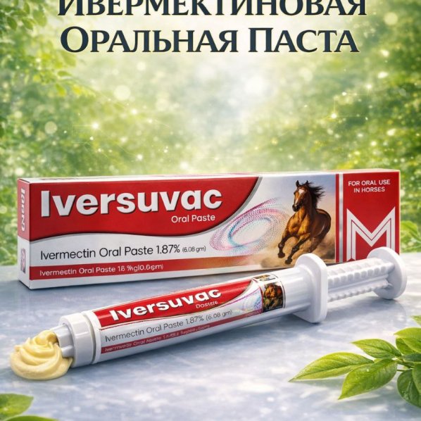 Ивермектиновая Оральная Паста 1,87% (6,08гр)