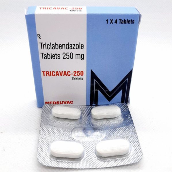 Tricavac-250 (Триклабендазол 250мг) 4таб