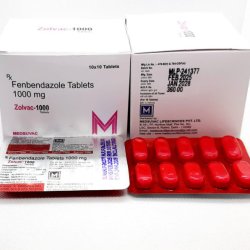 Zolvac-1000 (Фенбендазол 1000мг) 10таб