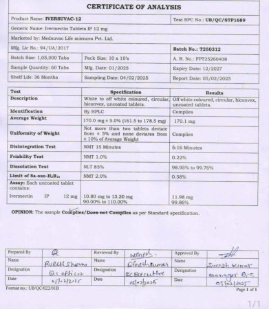 Сертификат Iversuvac-12